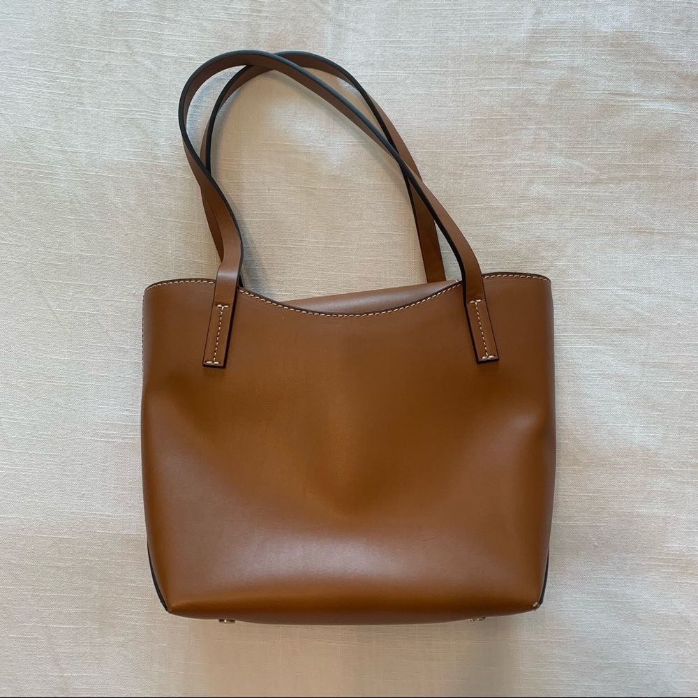 Zara Structured Faux Leather Bag